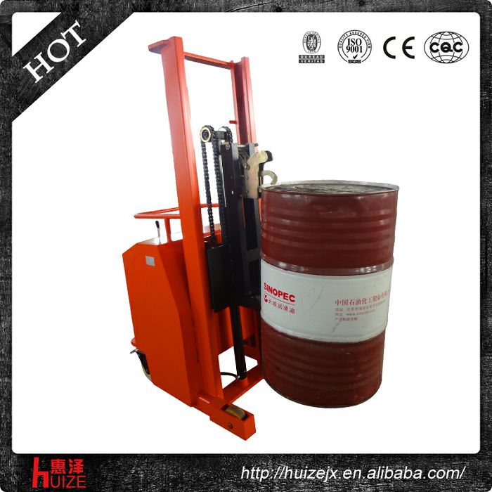 半電動(dòng)配重油桶車（無底腿，只堆垛，不翻轉(zhuǎn)）3