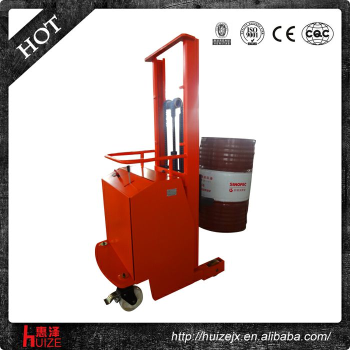 2半電動(dòng)配重油桶車（無底腿，只堆垛，不翻轉(zhuǎn)）